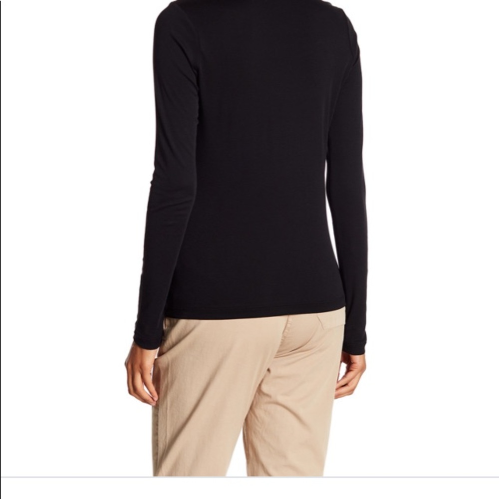 James Perse Contrast stitch turtleneck - Picture 2 of 7